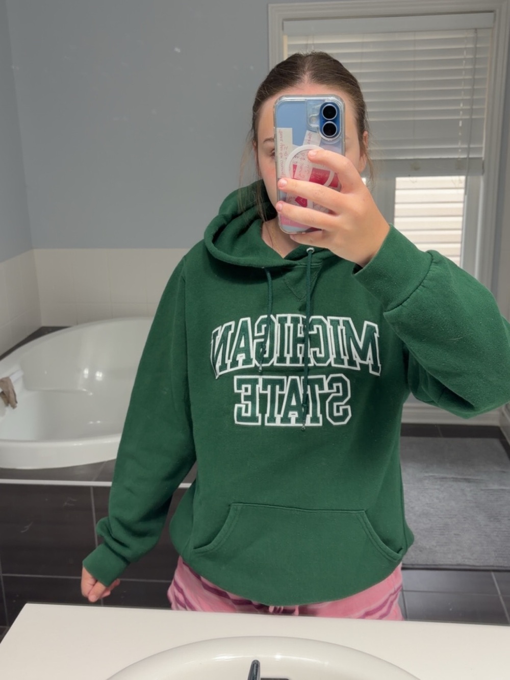 Michigan State Green Pullover Hoodie - Unbranded